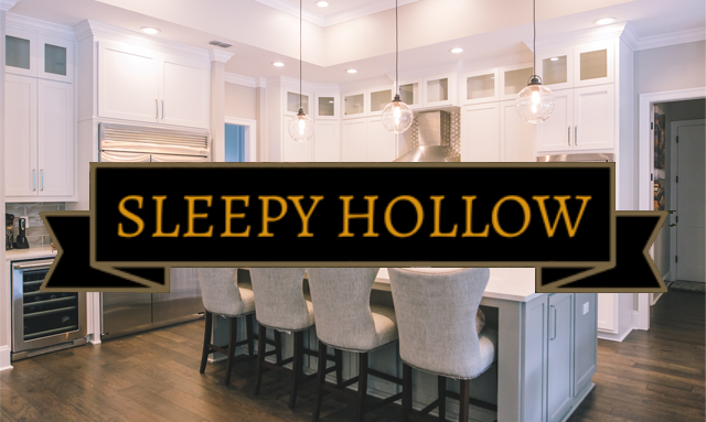 Sleepy Hollow community entrance sign